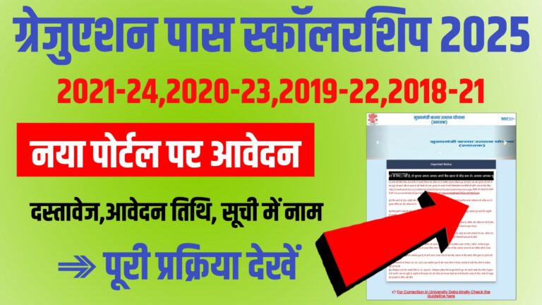 Bihar Graduation Scholarship Apply Date 2025