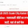 SSC GD 2025 Exam City Kaise Check Kare Online : एसएससी जीडी का एग्जाम सिटी जारी, यहां से करें चेक